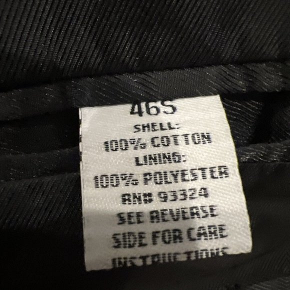 Pronto Uomo Mens Black Corduroy Blazer Sport Coat Two Button Casual Jacket 46S - Picture 13 of 16